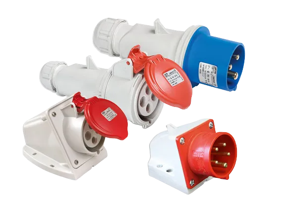 INDUSTRIAL WALL PLUGS, SOCKETS
