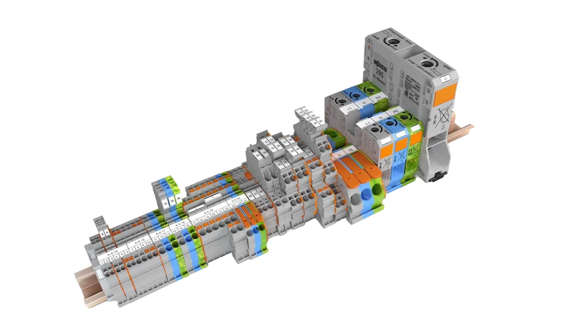 DIN TERMINALS BLOCKS