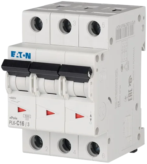 EATON MINIATURE CIRCUIT BREAKERS PL6