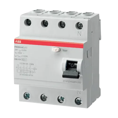 ABB RESIDUAL CURRENT CIRCUIT BREAKERS FH200
