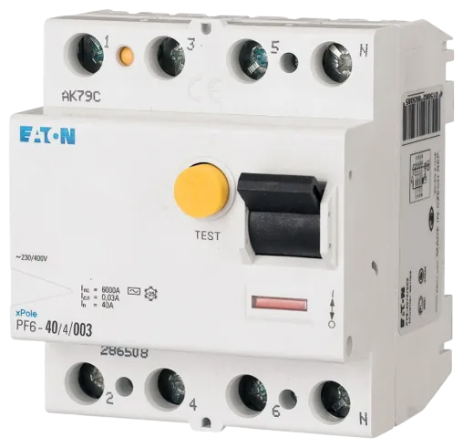 EATON RESIDUAL CURRENT CIRCUIT BREAKERS PF7